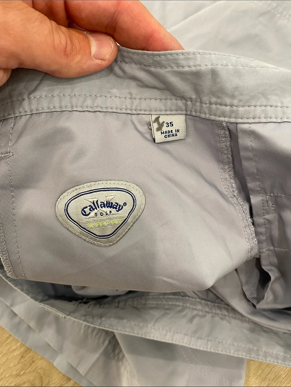 Callaway Men's 35 Shorts Flat Front Performance Golf Short Gray Casual - READ ⛳️